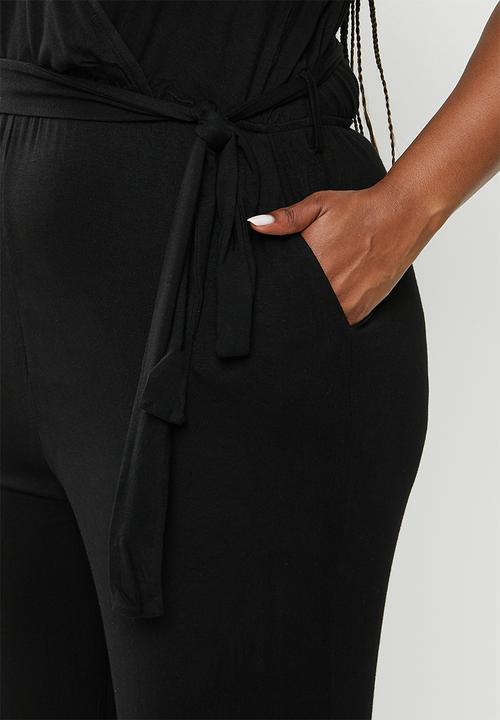 Glamorous - Plus aurora jumpsuit - black