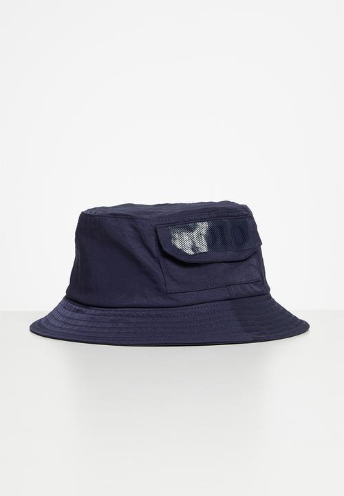 POLO - Cassper nylon bucket hat - navy
