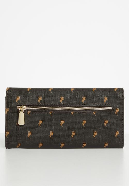 POLO - Polo canterbury clutch purse - brown