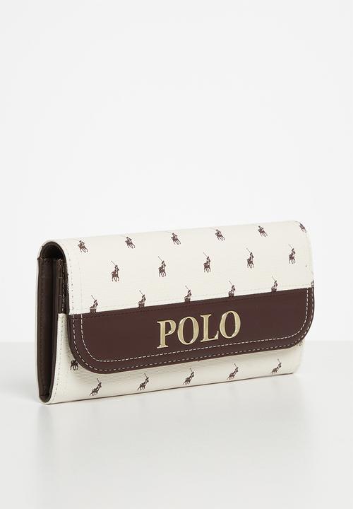 POLO - Polo canterbury clutch purse - cream