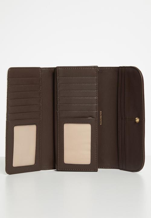 POLO - Polo canterbury trifold purse - cream