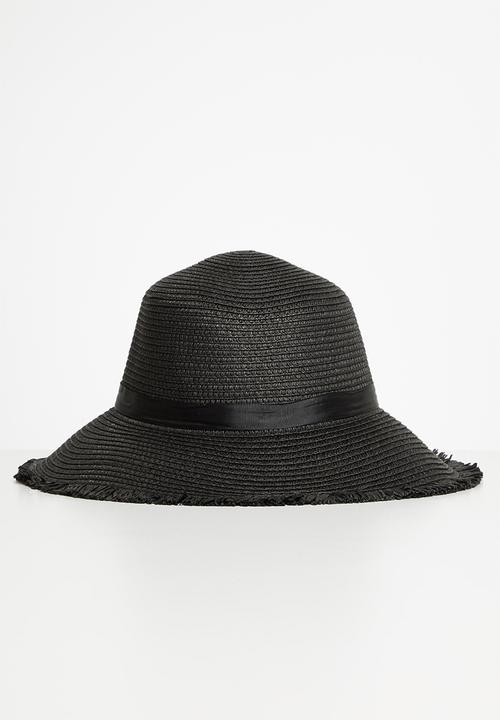 Superbalist - Candice straw hat - black