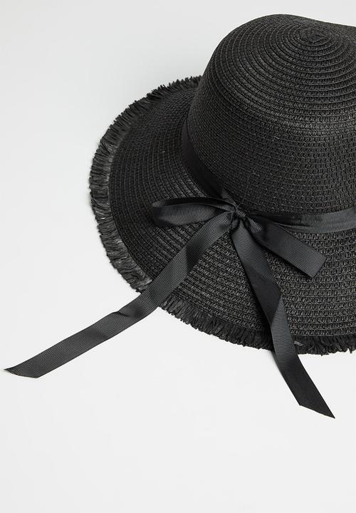 Superbalist - Candice straw hat - black
