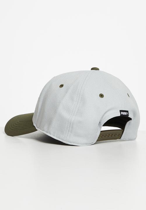 PUMA - Puma style cap - grey & olive