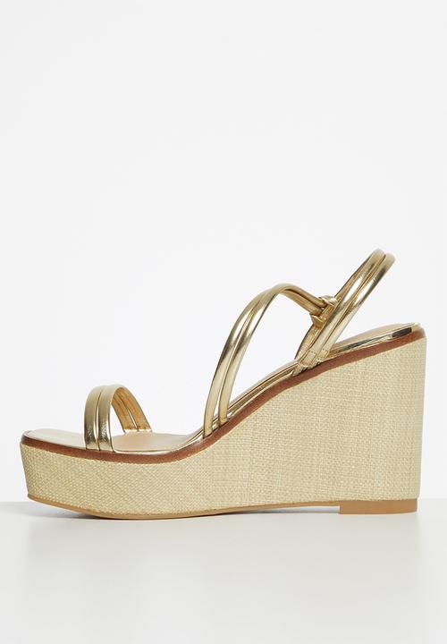 ALDO - Eldin wedge heel - champagne