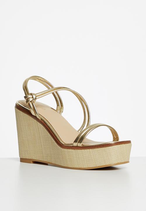 ALDO - Eldin wedge heel - champagne