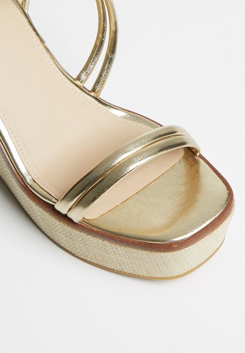 ALDO - Eldin wedge heel - champagne