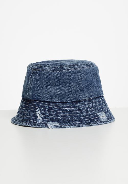 Pop Candy - Denim bucket hat - blue