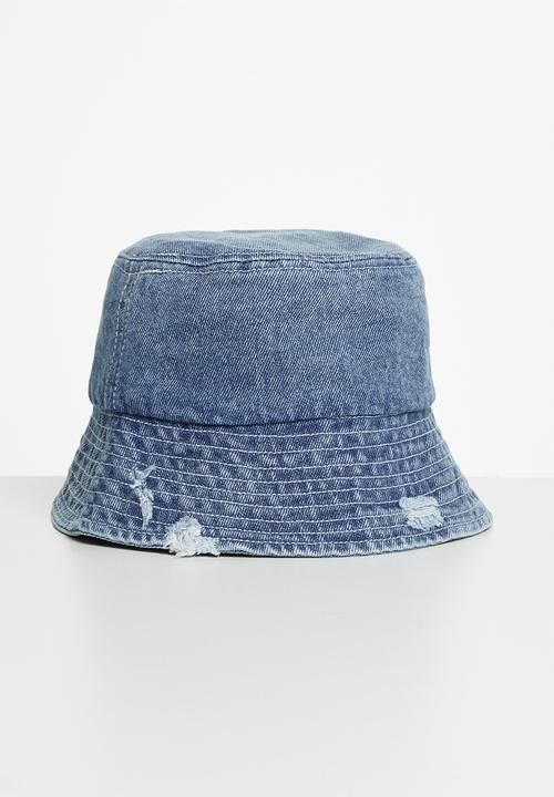 Pop Candy - Denim bucket hat - light blue