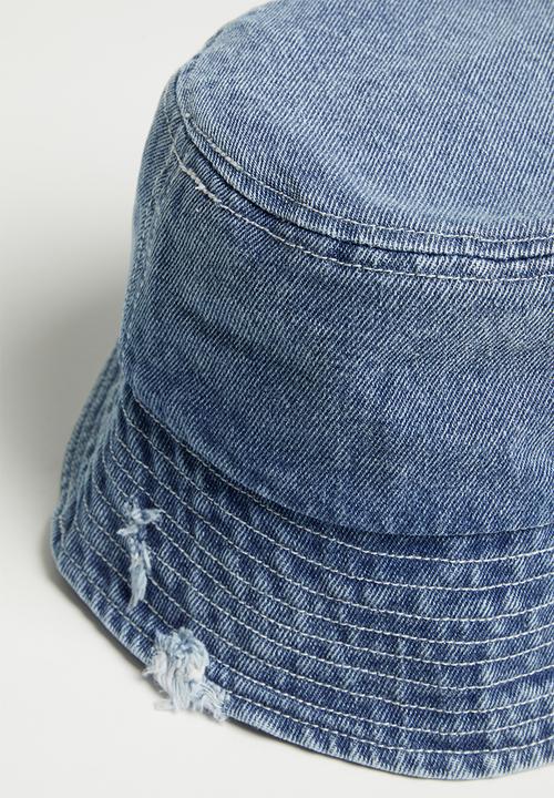 Pop Candy - Denim bucket hat - light blue