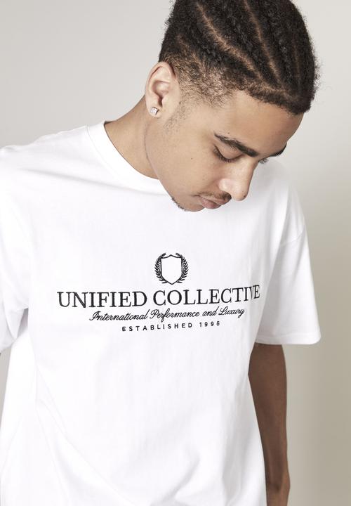 Factorie - Premium oversized graphic t shirt - white/unified collective