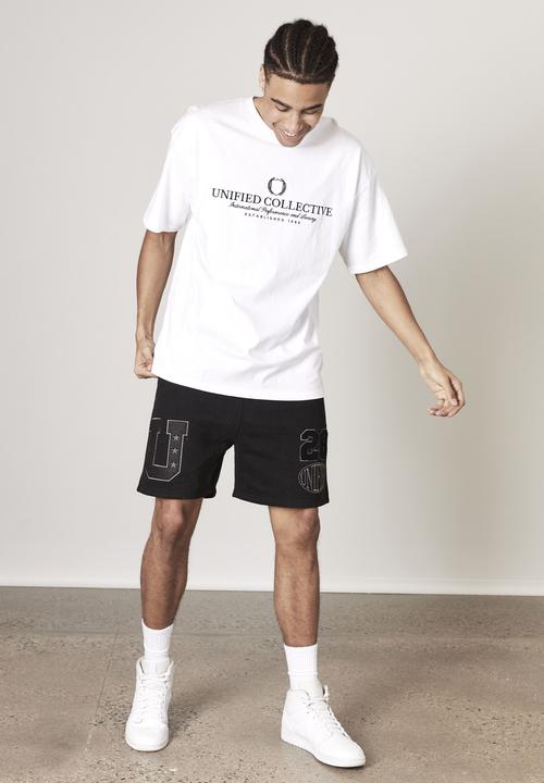 Factorie - Premium oversized graphic t shirt - white/unified collective