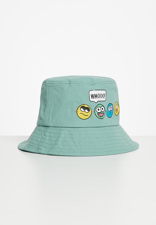 Pop Candy - Emoji bucket hat - light blue