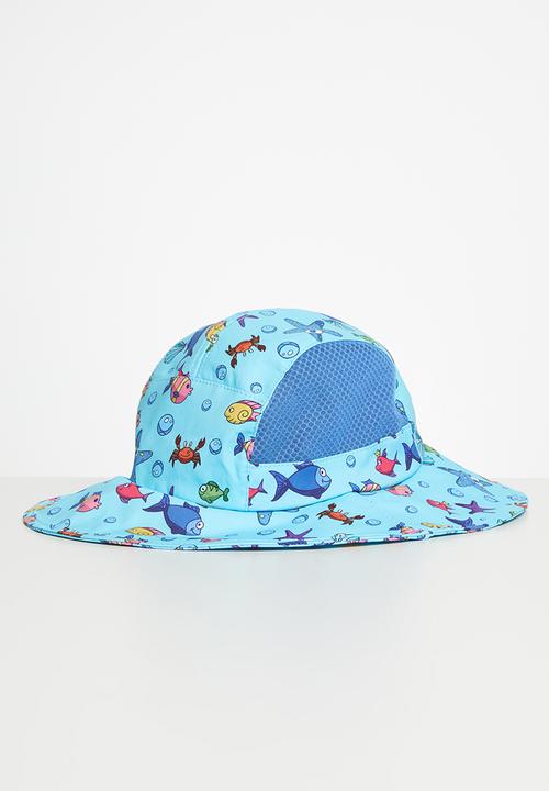 Pop Candy - Hat with net detail - blue