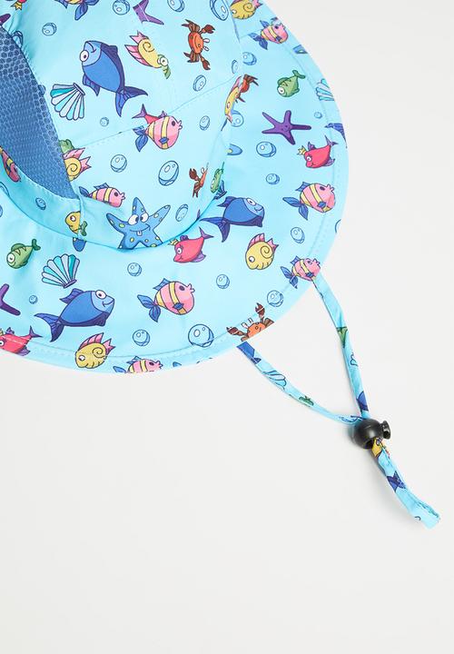 Pop Candy - Hat with net detail - blue