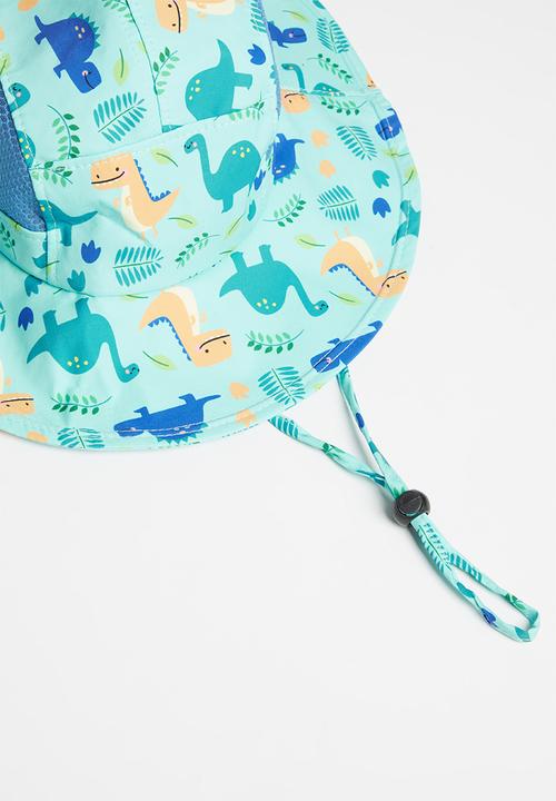Pop Candy - Dino hat with net detail - blue