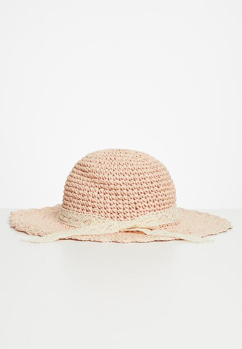Pop Candy - Girls straw hat - pink