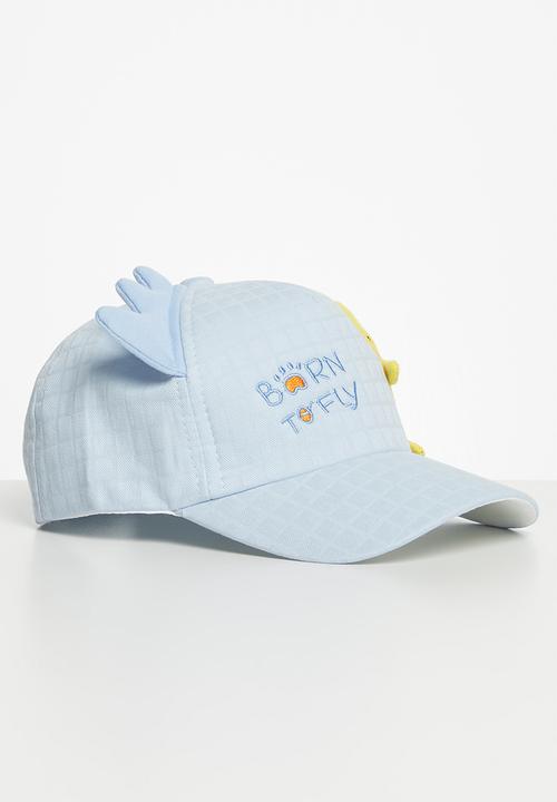 Pop Candy - Dino cap - light blue & yellow