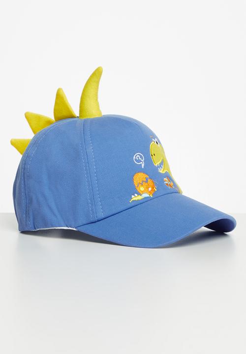 Pop Candy - Dino cap - blue & yellow