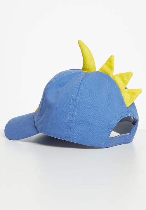 Pop Candy - Dino cap - blue & yellow