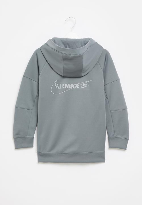 Nike - B nsw air max cvs fz hoodie bb - cool grey/black