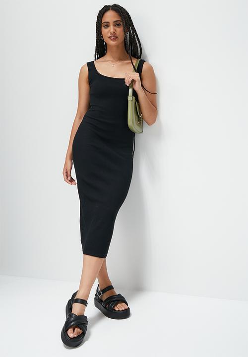 Blake - Tank bodycon mini dress - black