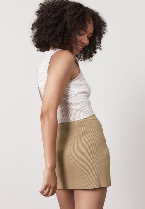 Factorie - True knit tank - stone whirlpool
