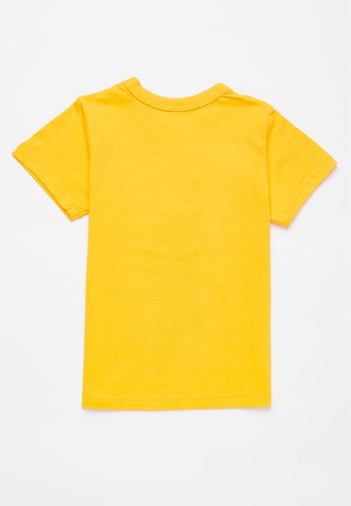 Pop Candy - Boys space tee - yellow
