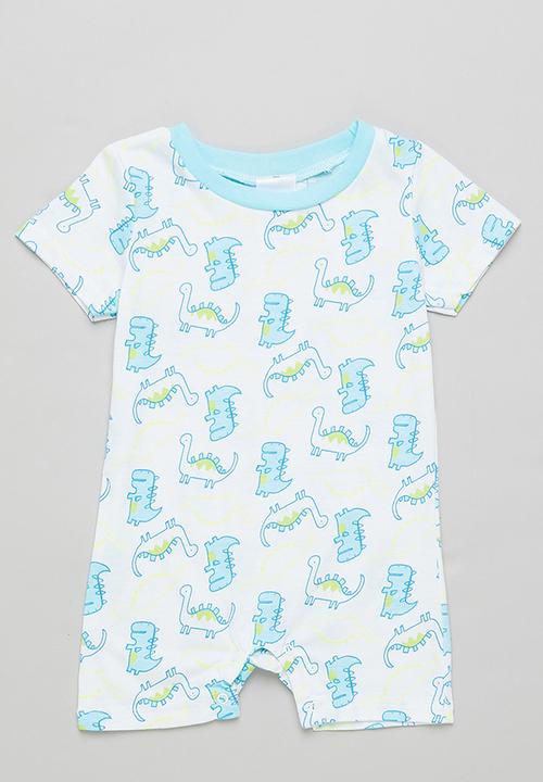Pop Candy - Baby boys 2 pack short sleeve romper - multi 