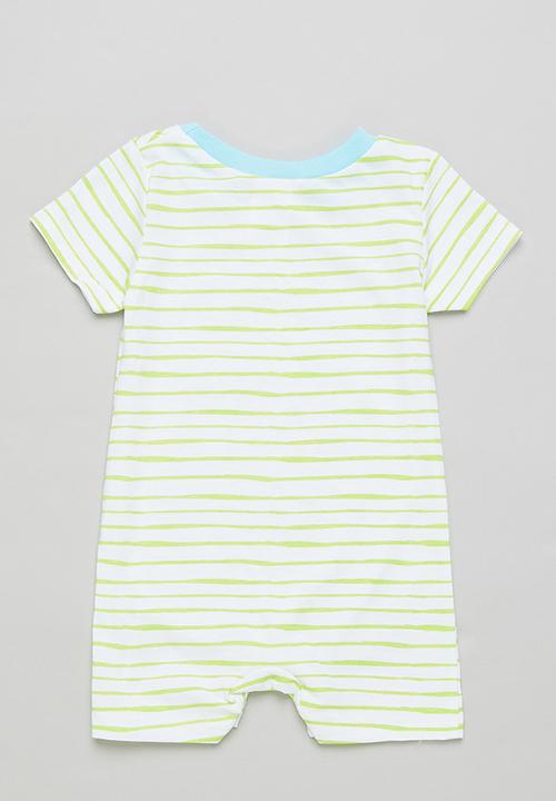 Pop Candy - Baby boys 2 pack short sleeve romper - multi 