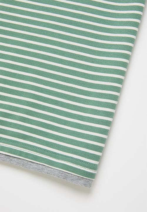 Pop Candy - Boys stripe tee - green