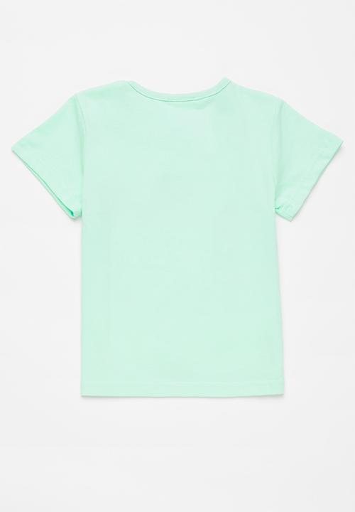 Pop Candy - Girls short sleeve tee - aqua