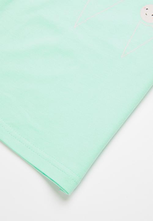 Pop Candy - Girls short sleeve tee - aqua