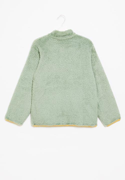 Pop Candy - Boys zip through jacket - mint