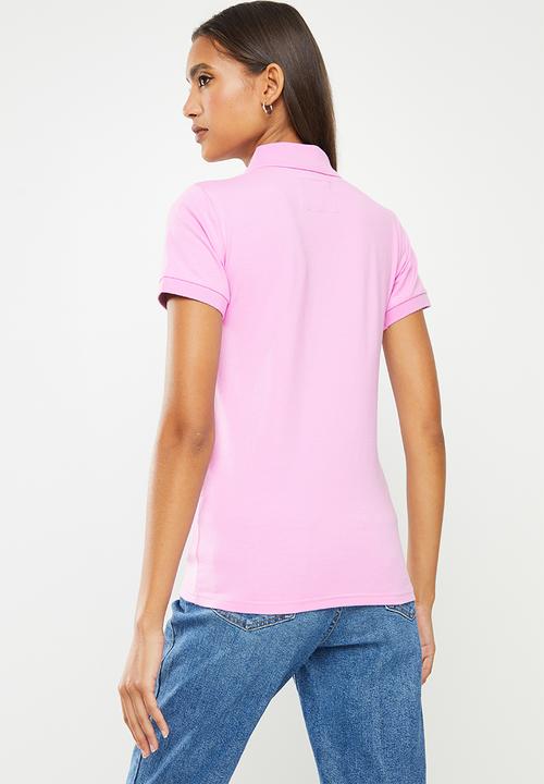 Aca Joe - Ladies aca joe high square small logo golfer - lilac