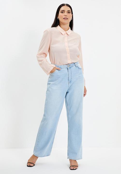 Trendyol - Button detailed shirt - rose