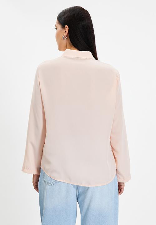 Trendyol - Button detailed shirt - rose
