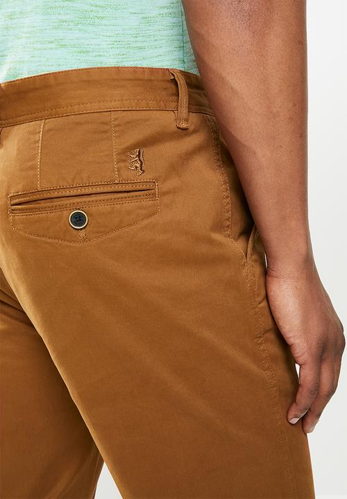 Pringle of Scotland - Core tailored chino - biscuit