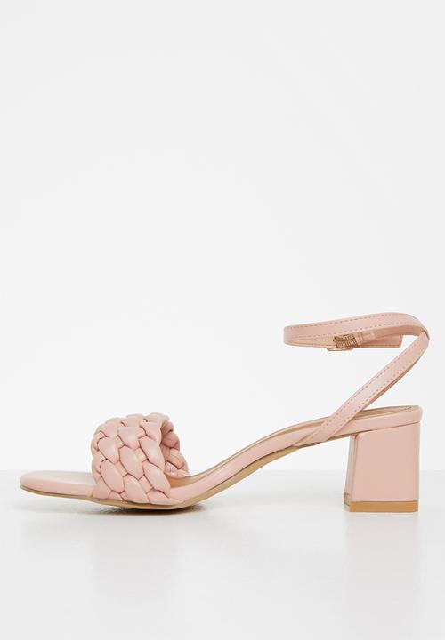 edit - Kirsten open block heel - pink