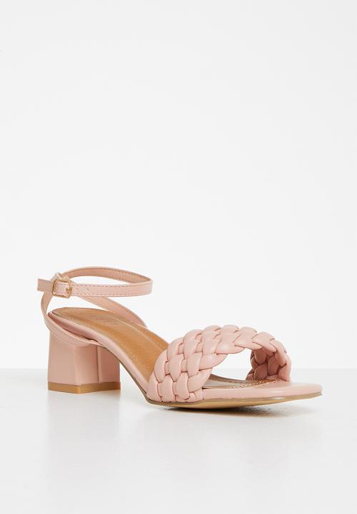 edit - Kirsten open block heel - pink