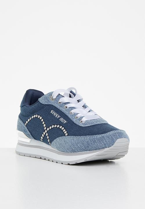 SISSY BOY - Denim daze runner sneaker - blue