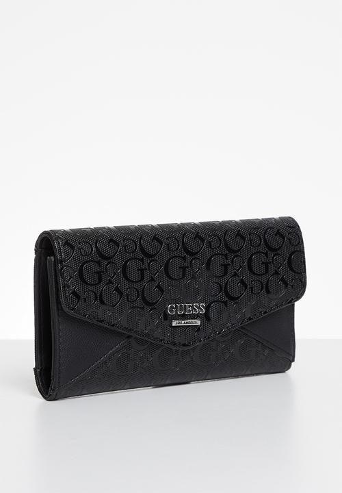 GUESS - Buoso sl slim clutch - black