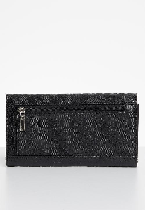 GUESS - Buoso sl slim clutch - black