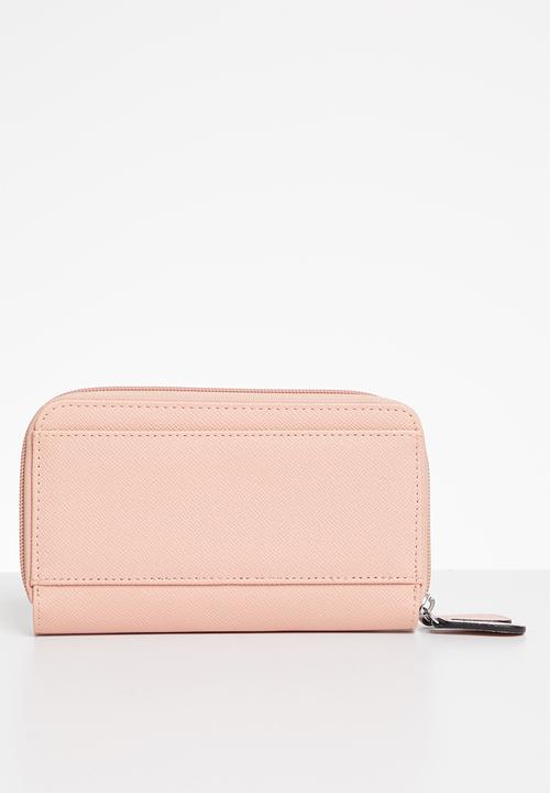GUESS - Tempe slg double zip around - dusty pink