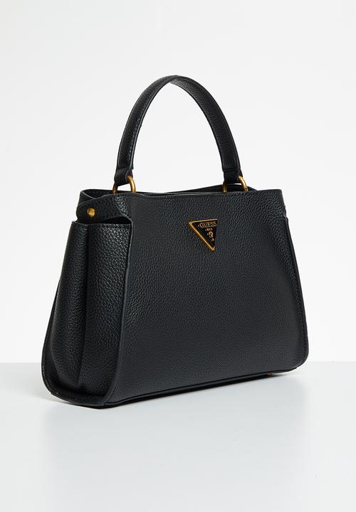GUESS - Downtown chic turnlock satchel - black