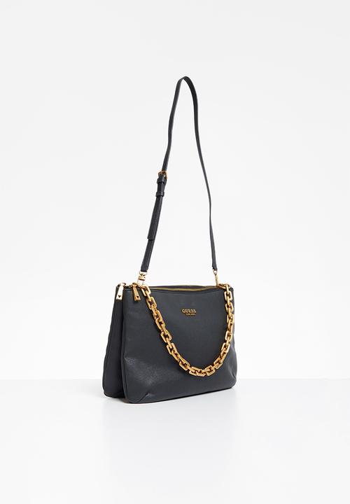 GUESS - Turin status shoulder bag - black