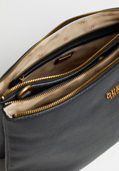 GUESS - Turin status shoulder bag - black