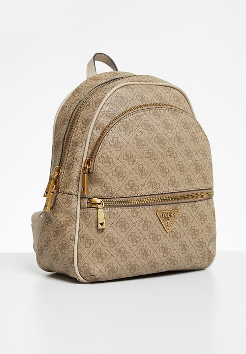 GUESS - Manhattan large backpack - latte