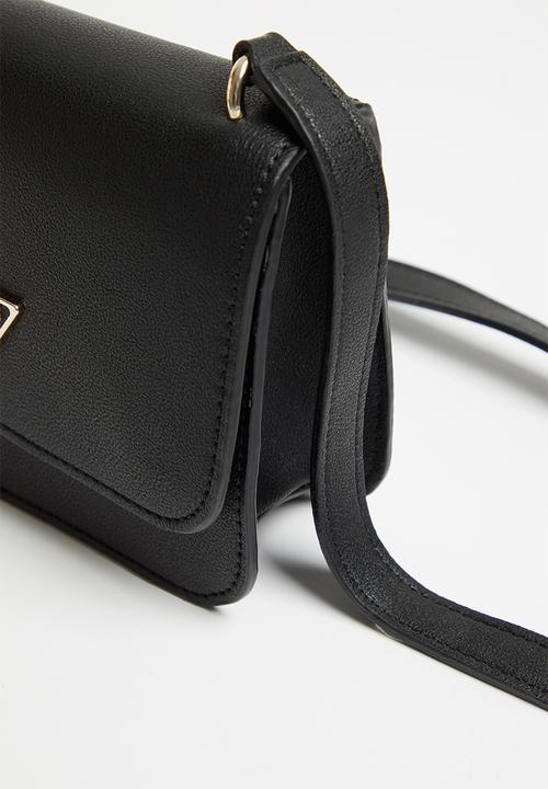 GUESS - Noelle mini crossbody flap - black