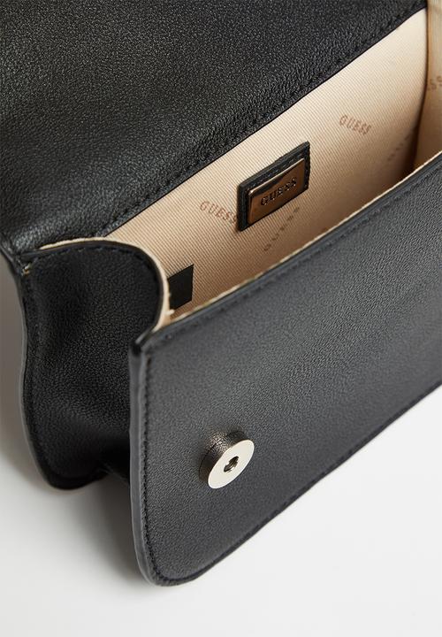 GUESS - Noelle mini crossbody flap - black